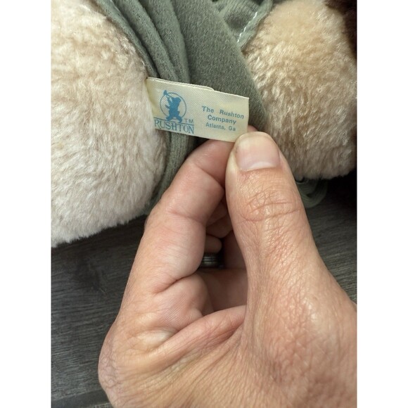 VTG Rushton Badger Soft Plush Wind In The Willow? 18in HTF Figure - Picture 7 of 7